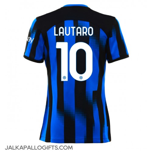 Inter Milan Lautaro Martinez #10 Kotipaita Naiset 2023-24 Lyhythihainen